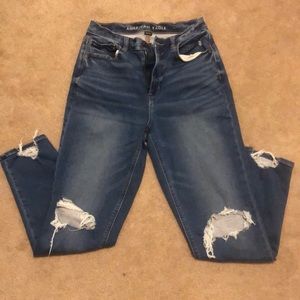 American eagle mom jean soft knit